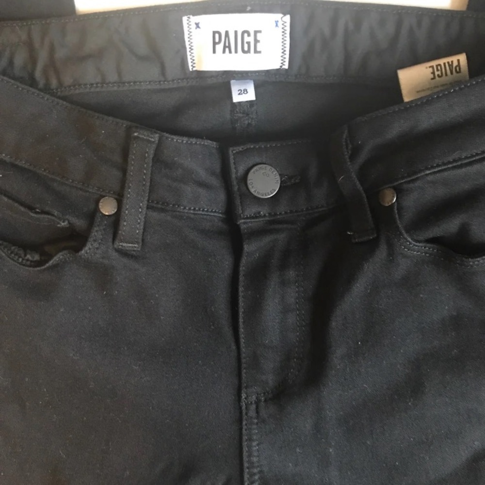 Paige Women’s Black Jeans Sz28